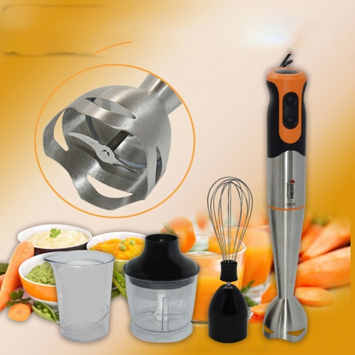 

4 in 1 2 Speed Electric Blender Kitchen Detachable Hand Egg Beater Vegetable Blend Food Processor