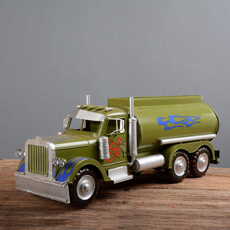 

Iron Art Tank Paper Pumping Military Creative Practical Home Office Decorationeye-Catching Personality Crafts(Light Green )