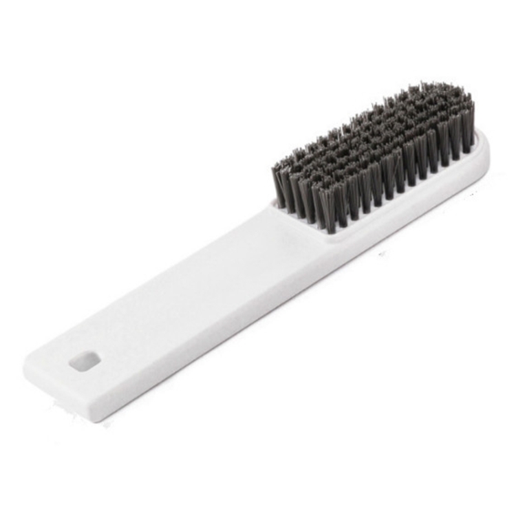 

Household Plastic Handle Clothes Cleaner Shoes Scrubbing Cleaning Brushwith Hanging Hole(White )