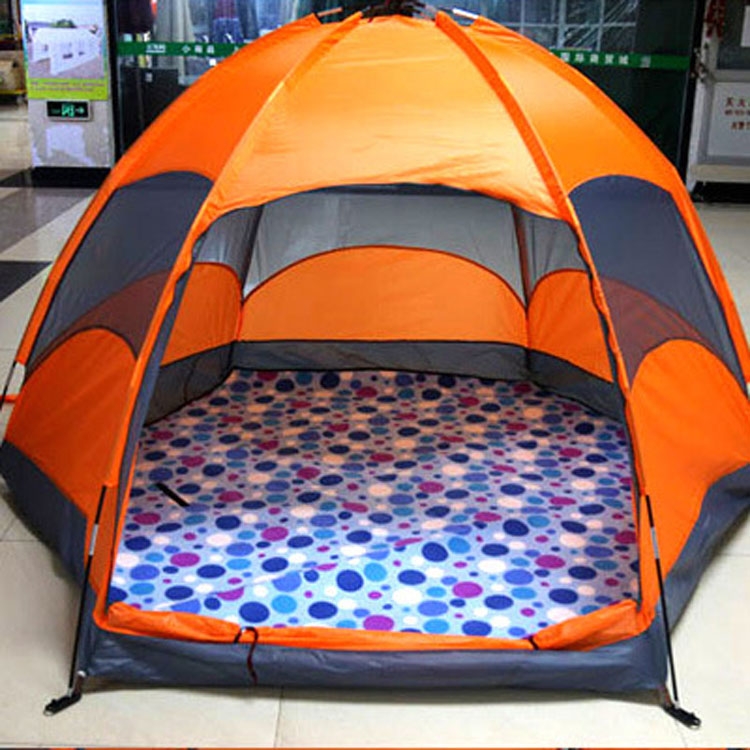 

Outdoor Camping Picnic Hexagon Thicken Moisture Proof Pad Sleeping Pad(Blue Dot )