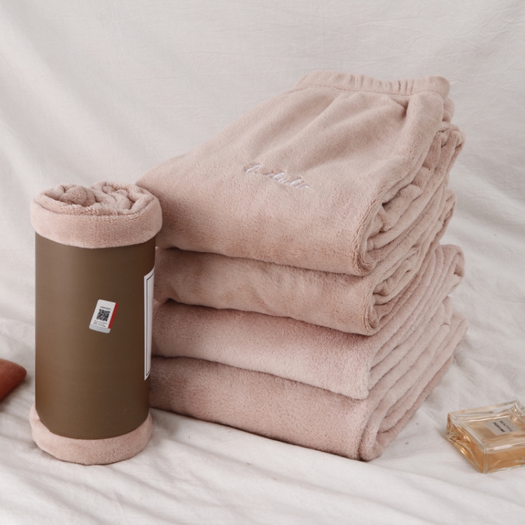 

Little Fairy Warm Pants Autumn Winter Models Home Service Loose Casual Wild Sleep Pants Women Thick Pants Trousers, Size: One Size(Pink)