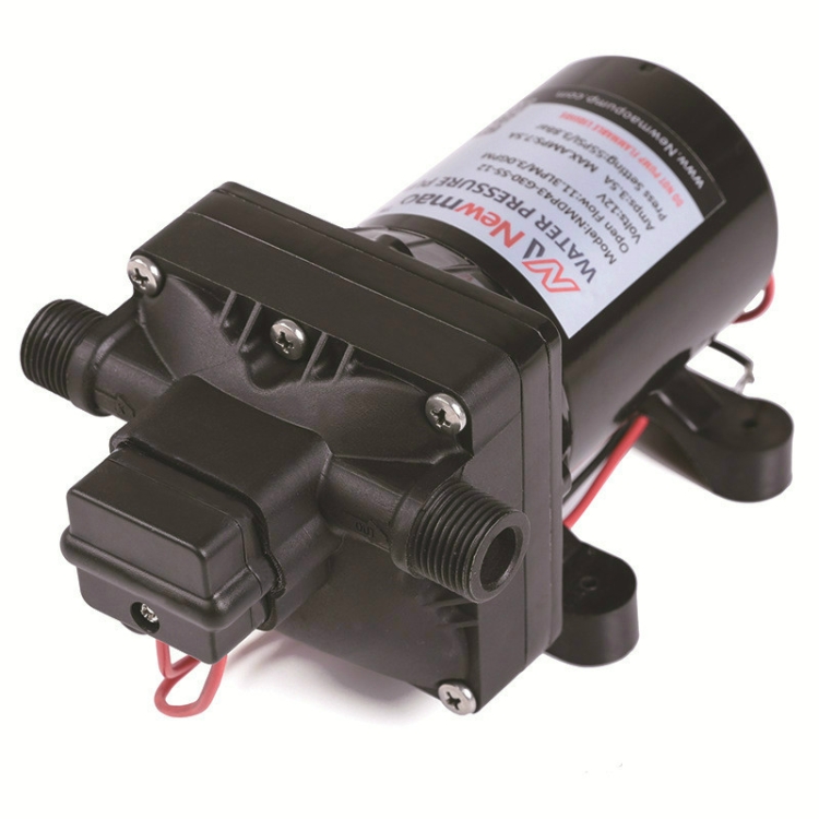 

Newmao Reciprocating Diaphragm Pump DC Small Water Pump, EU Plug(DC 24V)