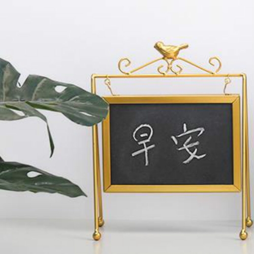 

Creative Bird Blackboard Home Decoration Student Gift Store Counter Message Board Large