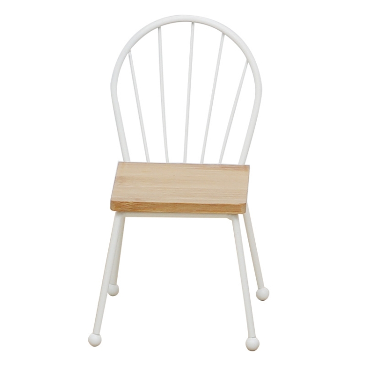 

Groceries Solid Wood Small Chair Mini Furniture Soft Decorations Micro-landscape Photographic Props