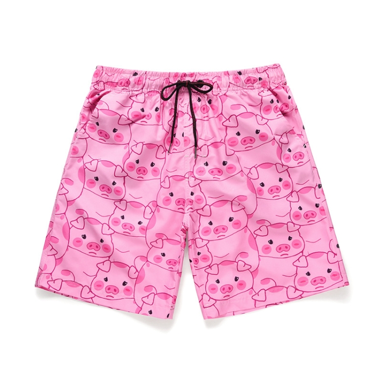 

Summer Sports Casual Loose Quick-drying Men's Beach Shorts, Size:M(As Show)