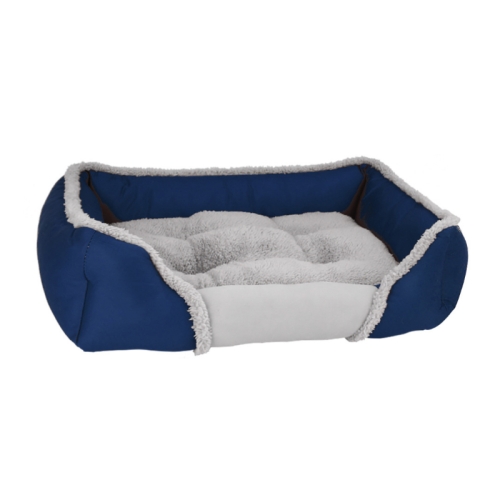 

Creative Cat Litter Pad Autumn Winter Warm Dog Bed Pet Breathable Nest, Specification: S(Dark Blue)