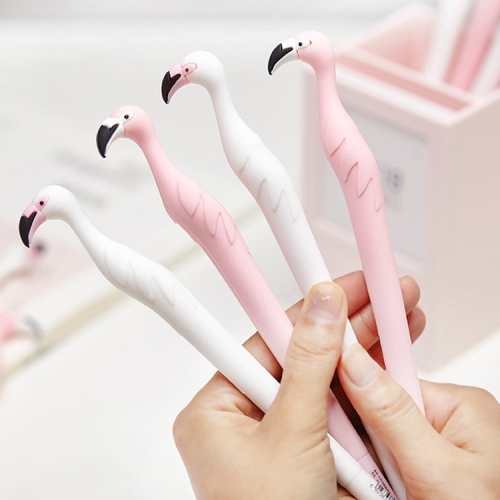 

Creative 0.5mm Black Ink Cute Flamingo Gel Pen Office School Supplies, Random Color Delivery
