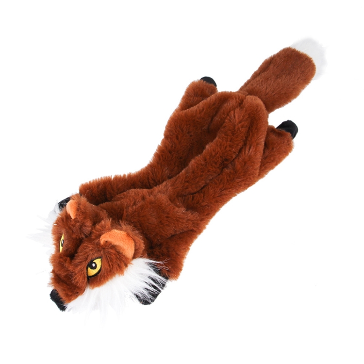 

Dog Toy Bite Wear-resistant Vocal Molars Pet Plush Medium Large Supplies, Size:Small(Fox)