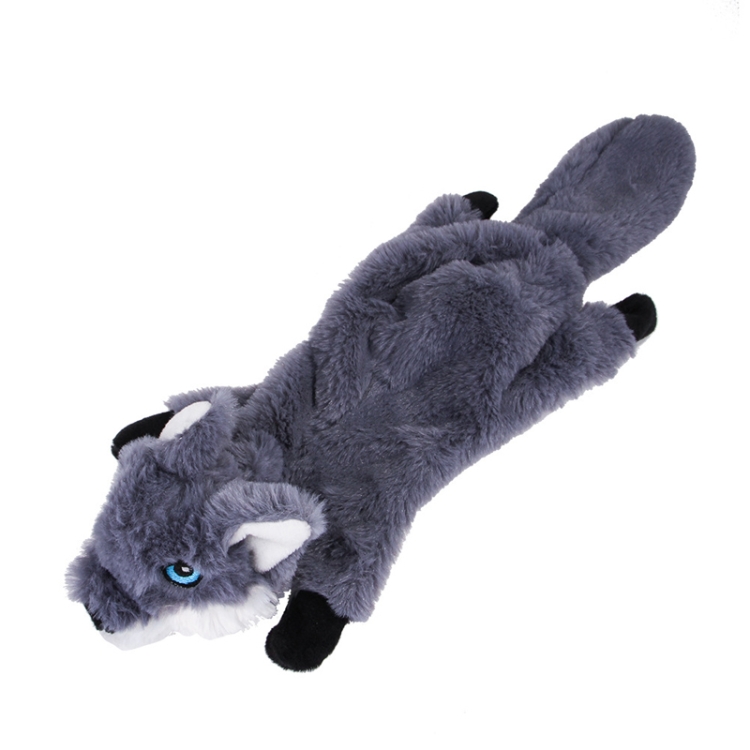 

Dog Toy Bite Wear-resistant Vocal Molars Pet Plush Medium Large Supplies, Size:Large(Wolf)