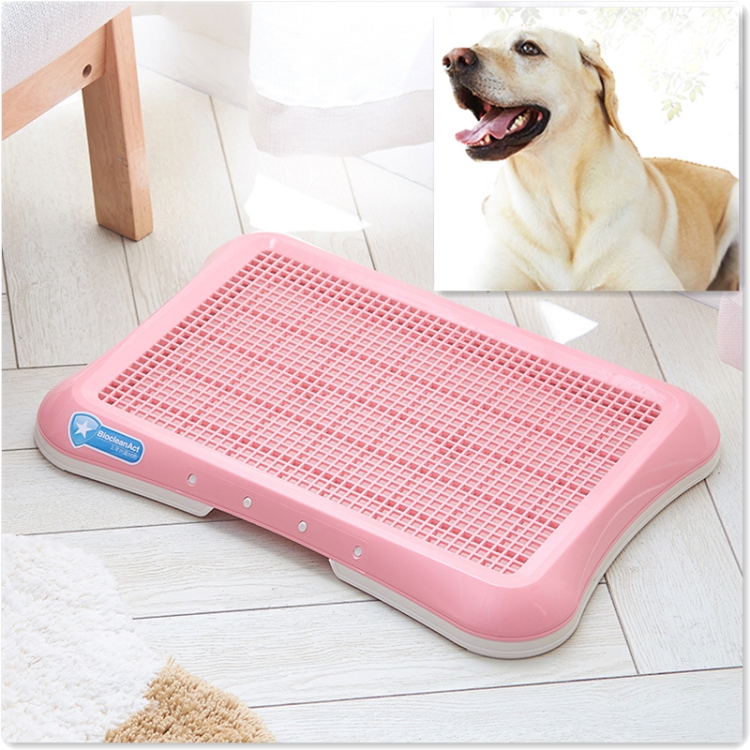 

2 PCS Teddy Bears Pet Dog Supplies Dog Urinal Potty Dog Toilet(Pink)