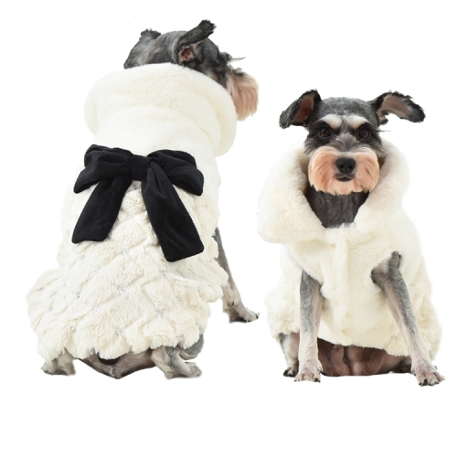 

2 PCS Teddy Law Fight Princess Thicken Keep Warm Fashion Clothes for Pets, Size: S