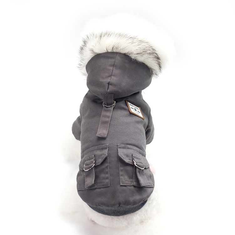 

Pet Autumn and Winter Models Thick Padded Warm Coat Dog Clothes