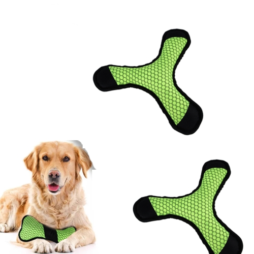 

2 PCS B09203 Dog Molars Interactive Darts Bones Plush Toy Pet Toys, Specification: Triangle
