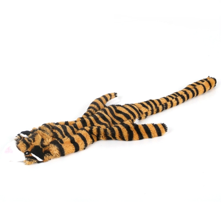 

Pet Plush Puzzle Bite-resistant Teeth Vocal Dog Toy(Tiger )