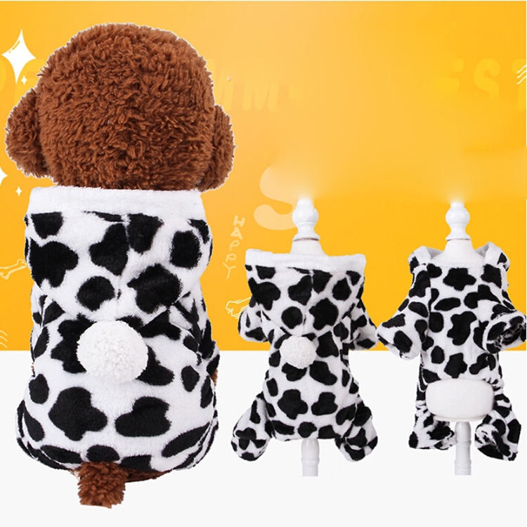 

2 PCS Winter Keep Warm Plus Velvet Pet Teddy Dog Clothes, Size: S
