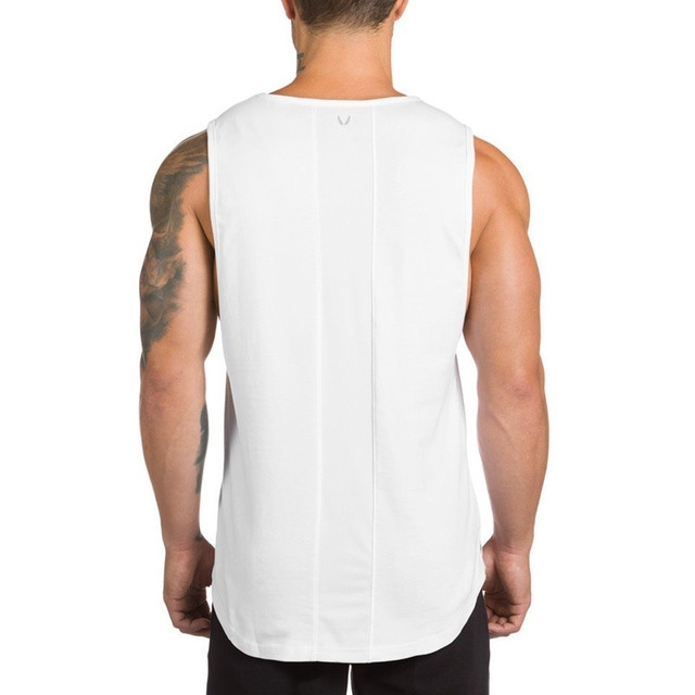 

Fitness Training Loose Breathable Vest Quick-drying Sleeveless Shirt, Size:XXL(White)