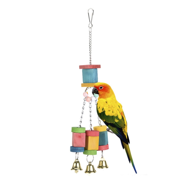 

Parrot Pet Bird Wooden Rattan Ball Twist String Bite Toy