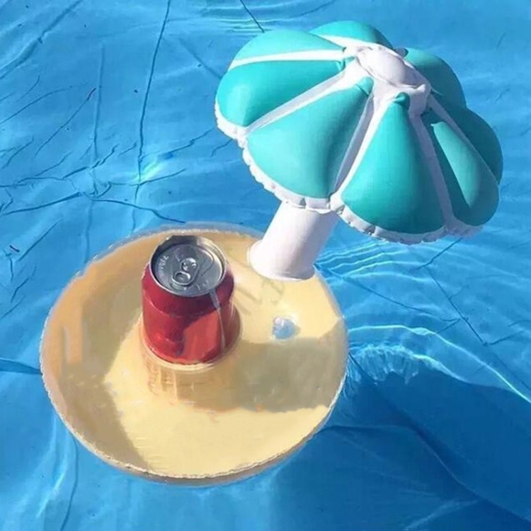 

PVC Small Umbrella Inflatable Cup Holder Water Single Hole Mushroom Cup Holder(Blue)