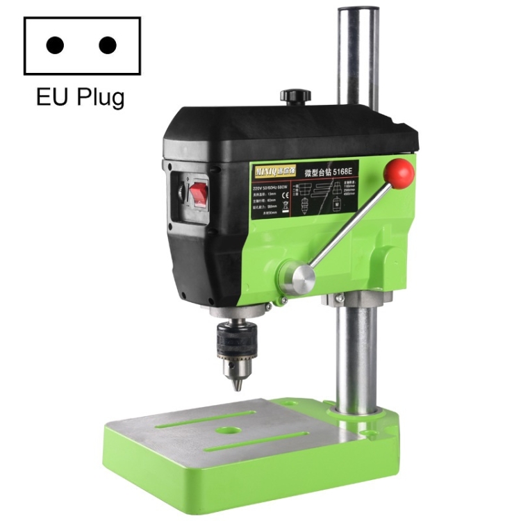

Household Multifunctional Micro-Speed Adjustable Bench Drill Woodworking Buddha Beads Making Milling Tools, EU Plug, Style: 680W Deluxe Drill+2.5 Inch Flat Pliers