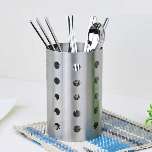 

Stainless Steel Chopsticks Tube Yarn Light Moldproof Drain Storage Chopsticks Cage