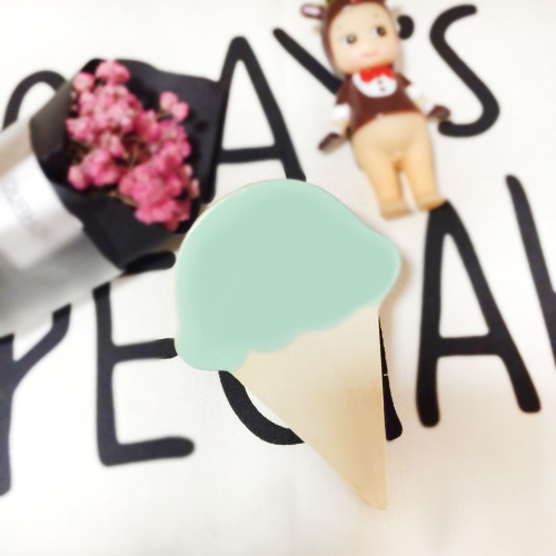 

Wooden Ice Cream Hook Children Room Home Decoration(Mint Green )