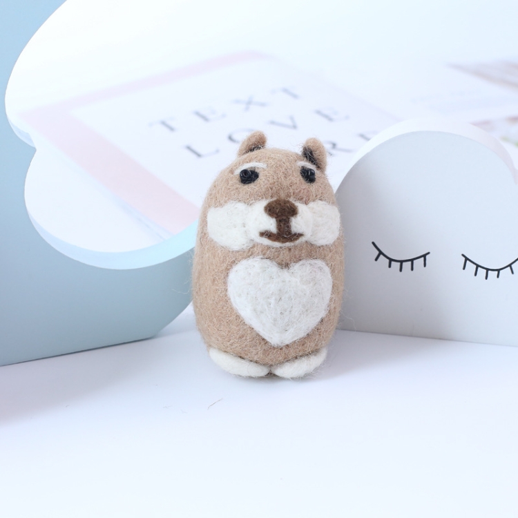 

Children Room Kawaii Felt Doll Bear Decoration(Khaki )