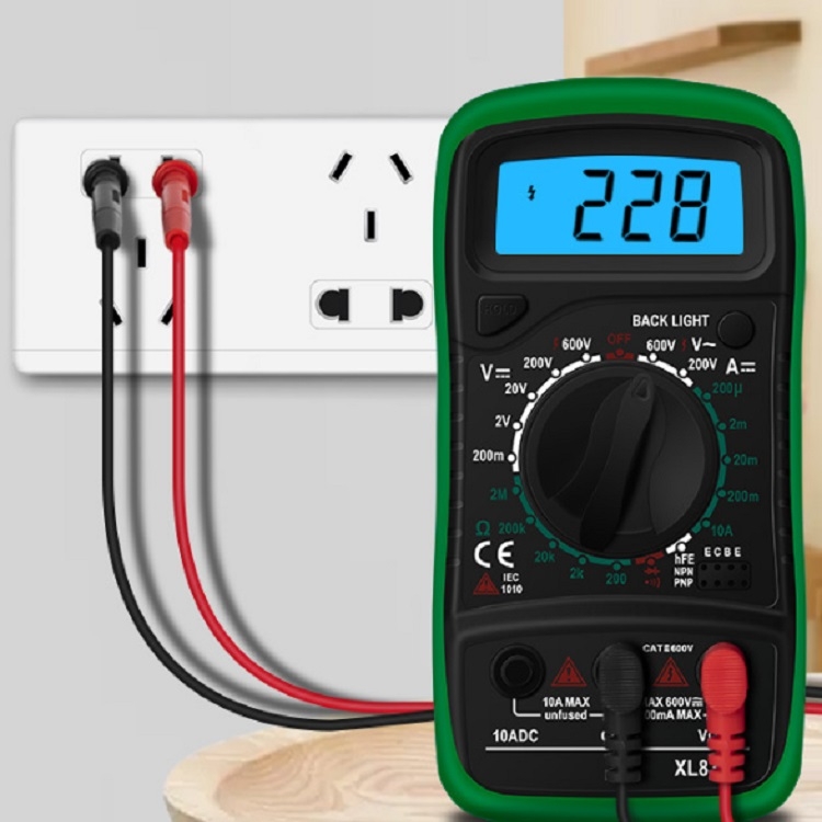 

XL830L Portable Handheld Digital Multimeter Current and Voltage Test Meter