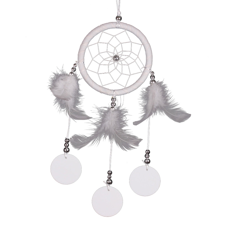 

Single Ring Feather Dream Catcher Home Decoration