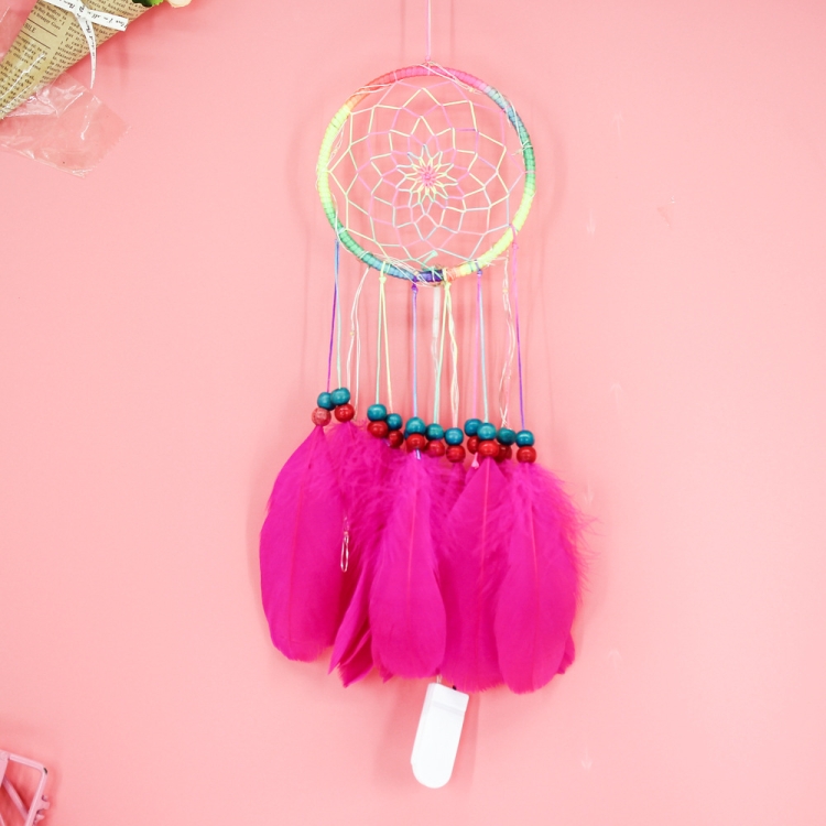 

2 PCS Creative Lace Hand-woven Crafts Dream Catcher Home Car Wall Hanging Decoration
