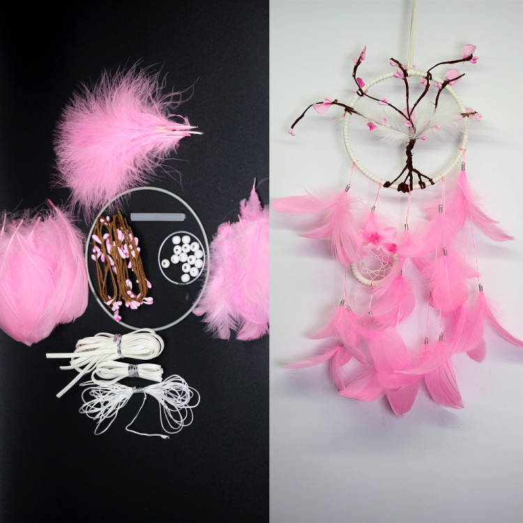 

Shili Peach Blossom Dreamcatcher Manual Material Pack