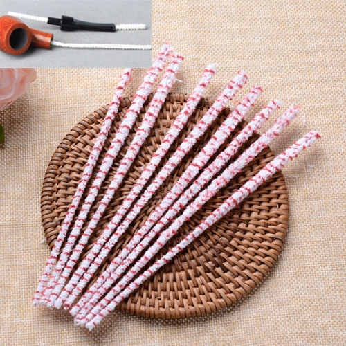 

50 PCS/bag Cleaning Mouthpiece Tool Channel Brush(Red And White)