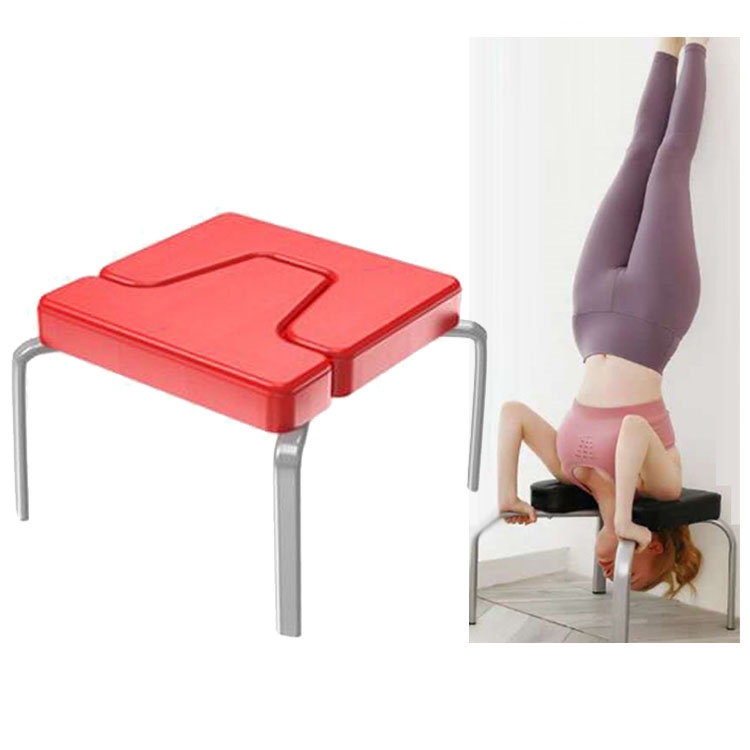 

Inverted Stool Yoga Stretching Auxiliary Chair Household Fitness Equipment Supplies(Red)