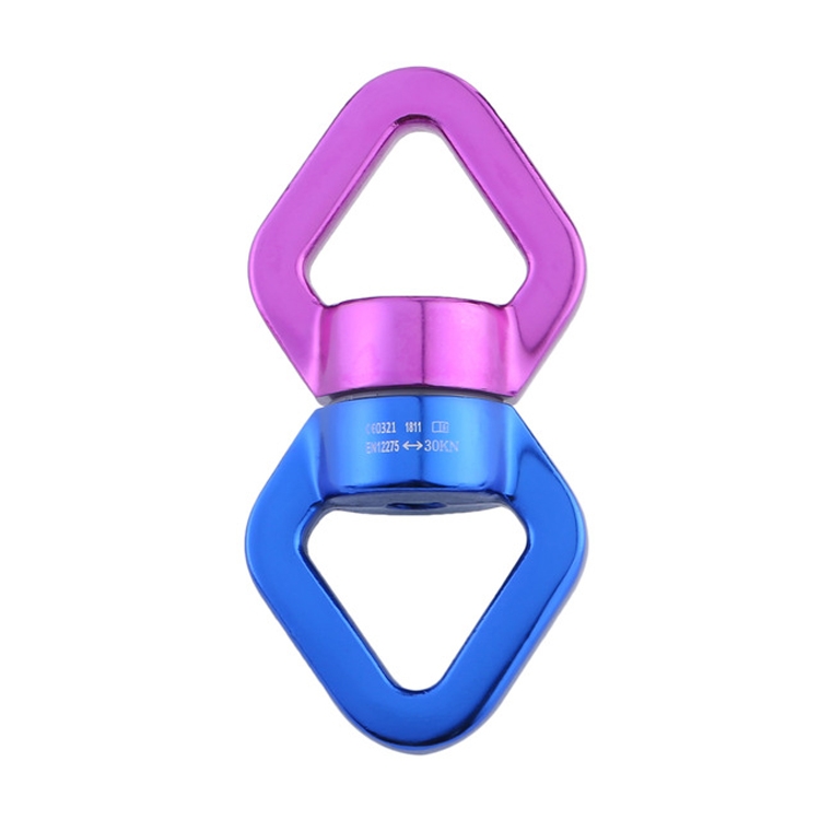 

Anti-knot Rock Climbing Caster Fixed Connector Downhill Retarder(Blue Purple)