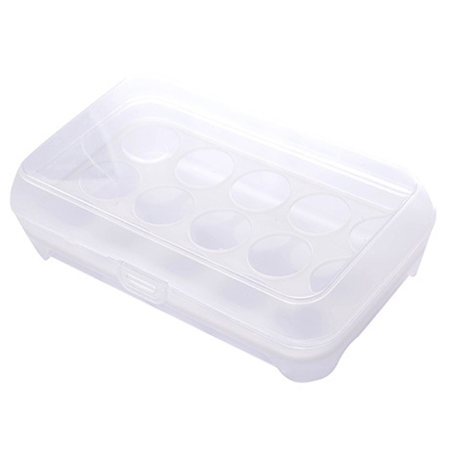 15 Grids Eggs Storage Box Portable Egg Container Fresh Egg Carrier Case 0U