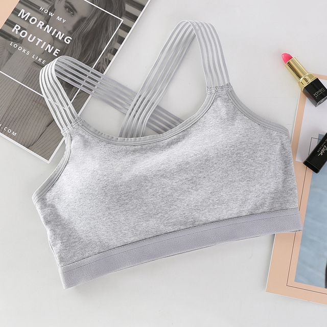 

Beauty Back Cross Strapless Anti-Glare Tube Top, Size: One Size(Gray)