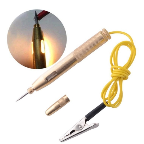 

2 PCS 6-24V Copper Electric Pen General Test Light Automotive Circuit Test Pencil