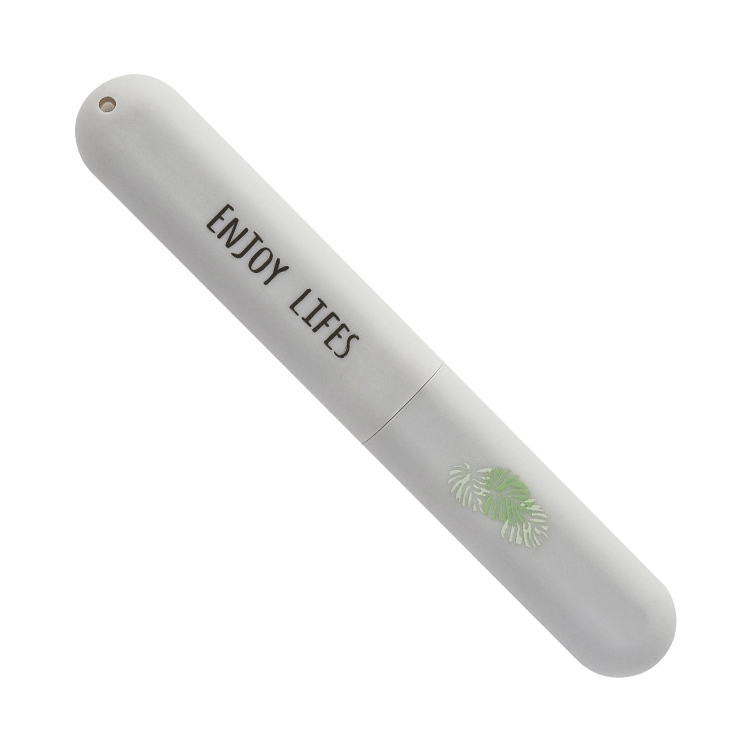 

Creative Pattern Portable Toothbrush Box Travel Wash Box Toothbrush Storage Box(Green Plant)