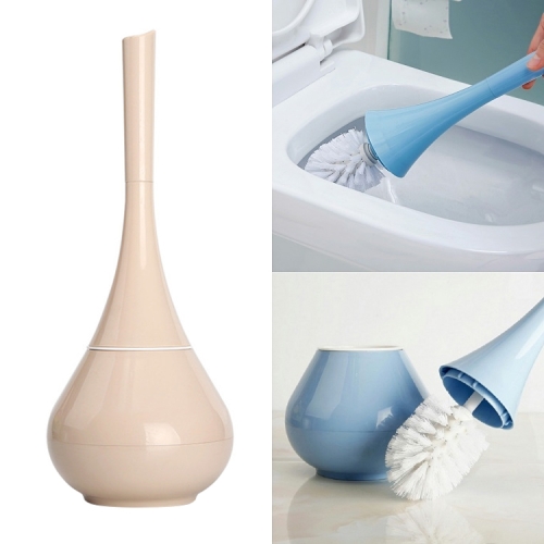 

Creative Floor Standing with Base Toilet Brush Bathroom Cleaning Tool(Coffee)