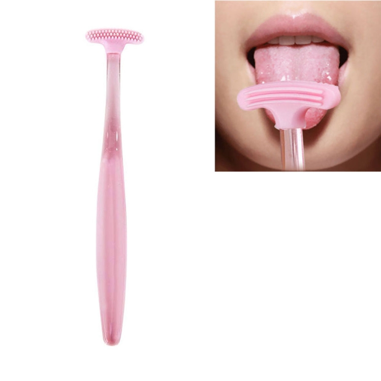 

Tongue Scraper Cleaner Oral Tongue Clean Health Tool(Pink)