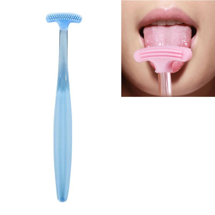

Tongue Scraper Cleaner Oral Tongue Clean Health Tool(Blue)