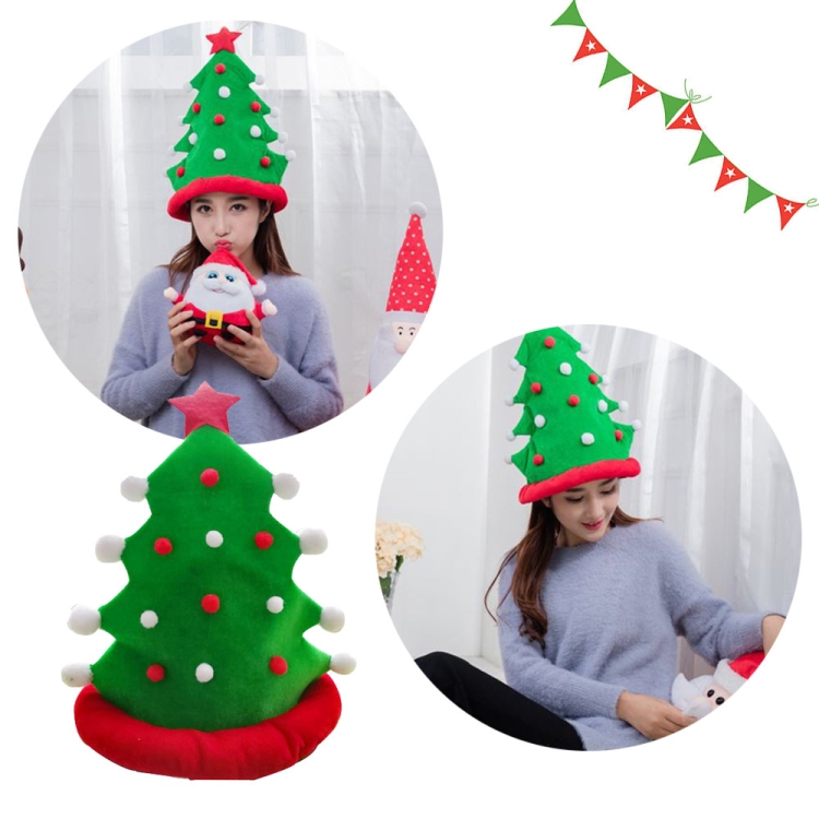 

Christmas Tree Hat Funny Adult Hat Christmas DecorationParty Supplies
