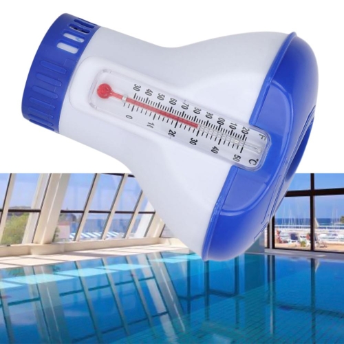 

5 Inch Pool Thermometer Floating Water Pill Impetuous Pool Disinfection Automatic Drug Dispenser Pool Accessories