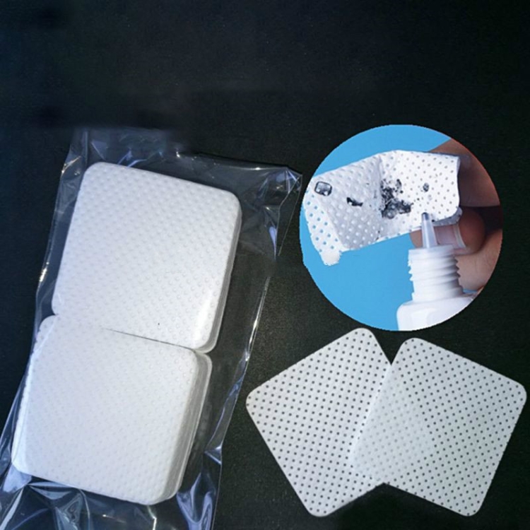 

100 PCS/Bag Disposable Eyelash Extension Glue Removing Cotton Pad Makeup Cosmetic Cleaning Tool