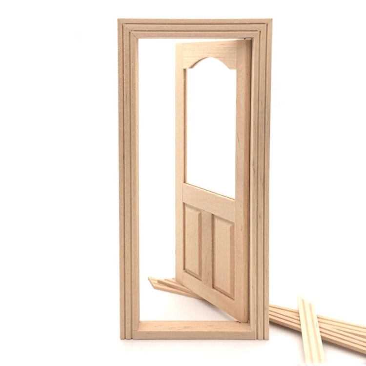 

1:12 Mini House Toy Furniture Accessory Simulation Door(Original Color)