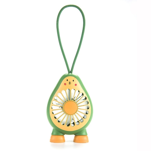 

3 PCS Creative Avocado Mini Carry Student USB Charging Fan(Seagrass Green)