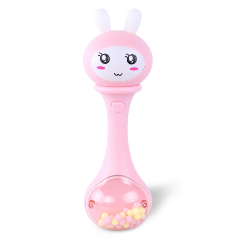 

Baby Shaker Sand Hammer Toy Dynamic Rhythm Stick Baby Rattles Kids Musical Party Favor Musical Instrument Toys(Pink)