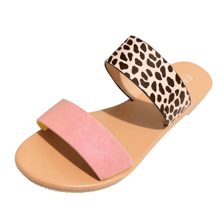 

Ladies Flat Slippers Sandals, Size:35(Pink)