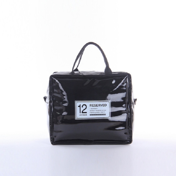 

Portable Cold Insulation Portable Waterproof Lunch Box Bag(Black)