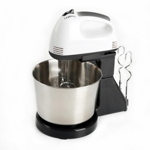 

Portable Blender Electric Dough Cake Mixer Egg Whisk Baking Whipping Cream Machine EU Plug (Black)