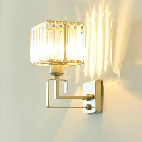 

E27 LED Crystal Lamp Bedside Lamp Bedroom Living Room Wall Lamp, Light color: C(LED Warm Light 5W)